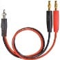 4.0mm Banana Plug To Glow Plug 22AWG PVC Wire L=200mm 1pcs/bag (1pcs)