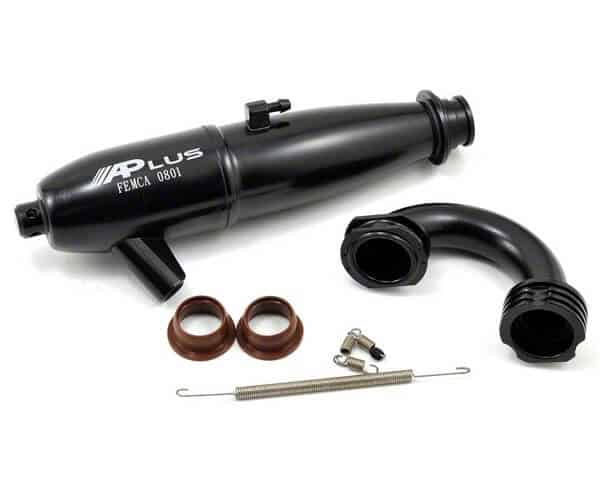 Alpha Plus 0801 Tuned Exhaust System (Black)