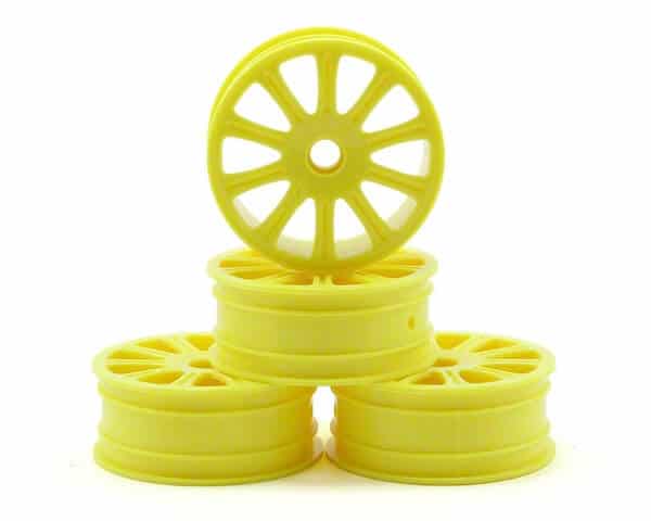 JConcepts Rulux 1/10th Rear Wheel (4) (Yellow)