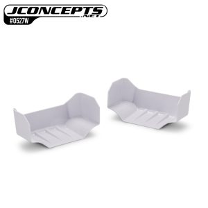 1:8th Truggy Injection Molded Front Wing - White