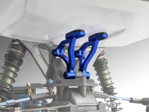 B44 LOW PROFILE ALUMINUM REAR WING MOUNTS