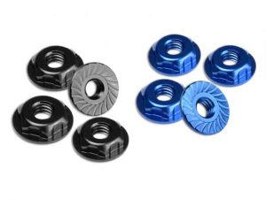 8/32" THIN-PATTERN LOCKING WHEEL NUT - BLUE