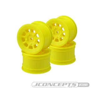 9 SHOT - 2.2" REAR WHEEL - 4PC - YELLOW
