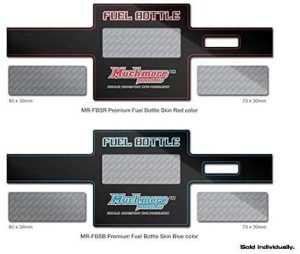 Premium Fuel Bottle Skin Blue color