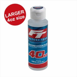 FT Silicone Shock Fluid, 40wt (500 cSt), 4oz.