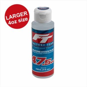 FT Silicone Shock Fluid, 47.5wt (613 cSt), 4oz.