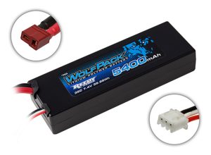 WolfPack LiPo 5400mAh 35C 2S 7.4V with T-plug