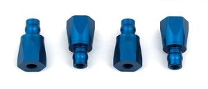 RC8B3.1 Shock Bushings, blue aluminum