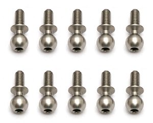 Heavy-duty Ballstuds, 6 mm, long neck