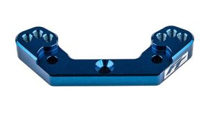 RC10B6.2 FT Rear Ballstud Mount, +2mm, blue