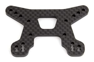 B64 Front Shock Tower, woven carbon fiber