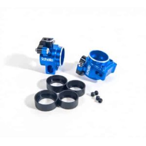 B64 Aluminum Rear Hubs, Blue