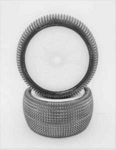 Pre Glued CACTUS 1/10 – REAR on White JC Wheels – (pr)