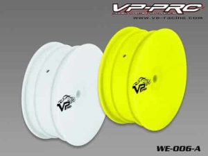 VP PRO 1/10 elec. dish rim(yellow) 12MM Front 2WD - 2 pairs