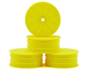 JConcepts Mono 2.2 Hex Front Wheel (4) (TLR 22) (Yellow)