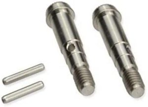 JConcepts 2346T Titanium Knurl Tip Front Axle : RC10B5 / B5M